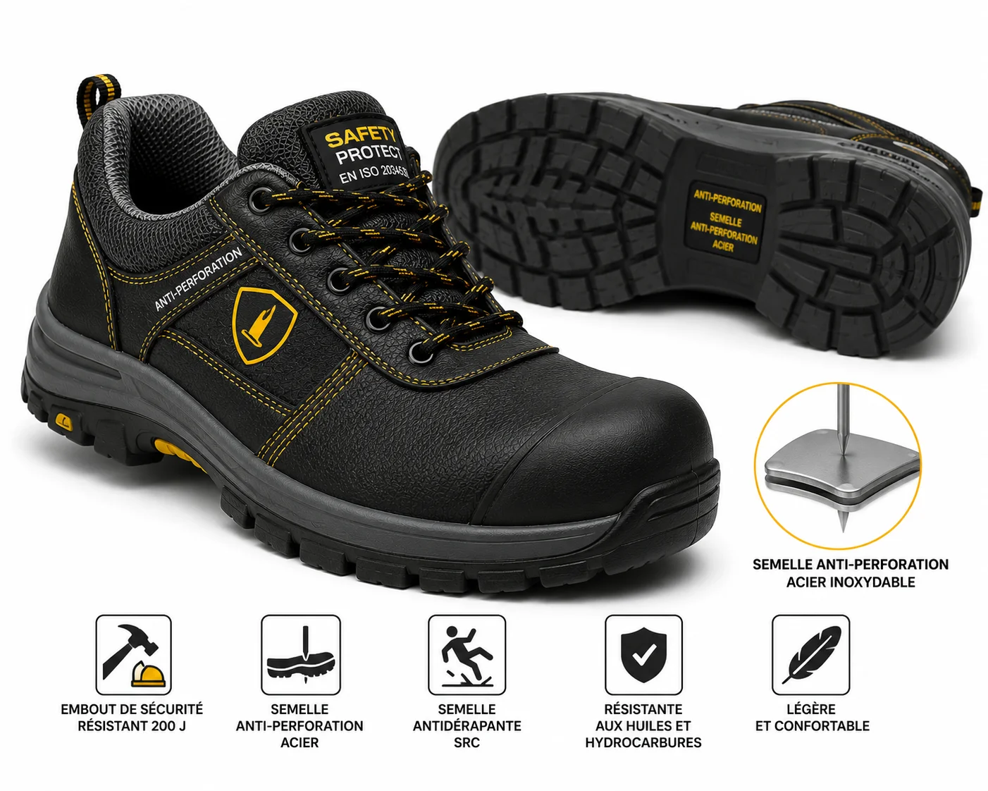 Chaussures anti-perforation